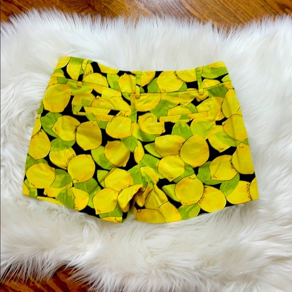 Ann Taylor Navy Lemon Print Shorts - Picture 5 of 5